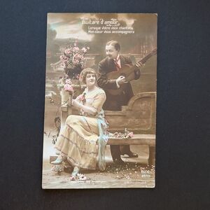 10/$25 Vintage Marked Romantic Real Photo Postcard RPPC Ephemera